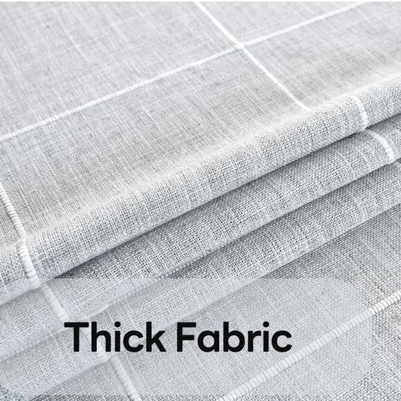 Cotton Table Cover Rectangular Farmhouse Vintage Tablecloth Washable Rustic - Picture 5 of 7